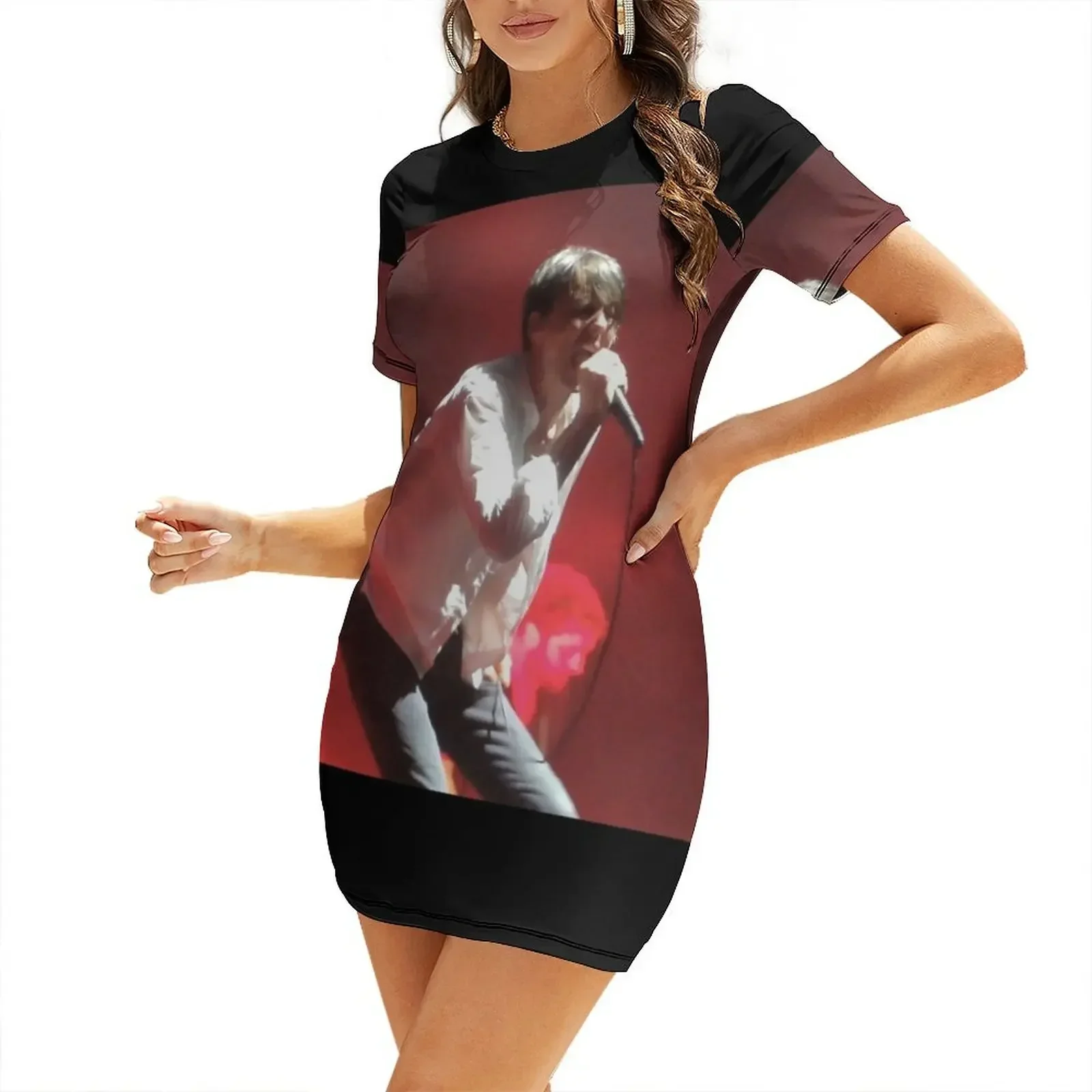 

Suede, Live in Cardiff, Wales, 2019 (20) Short-Sleeved Dress evening dress women