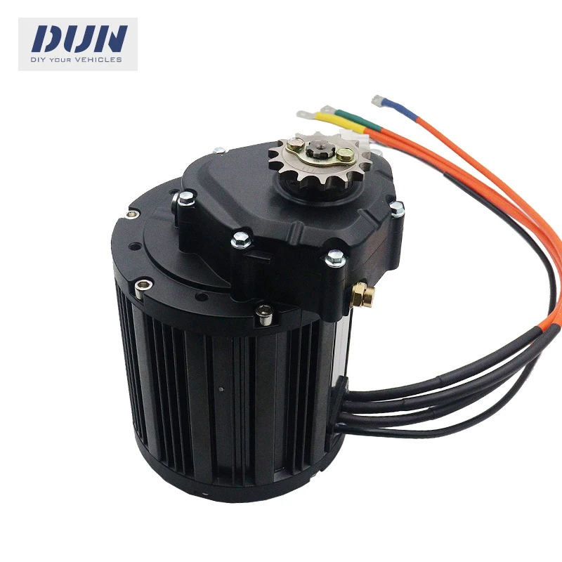 QS138 90H 4000W V3 110kmh PMSM Mid-Drive Motor With 1:2.35 Internal Reduction Gears For Moped DirtBike