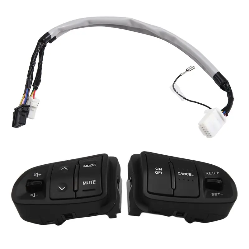 

Excellent-Cruise Control Volume Steering Wheel Button Multifunctional For Nissan 2011-2016 Part Numbers 96700-3W301 96700-3W502