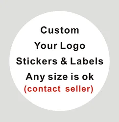 Custom StickersWaterproof and transparent Logo Business Name Stickers Personalized Packaging Labels Design Your Own Stickers
