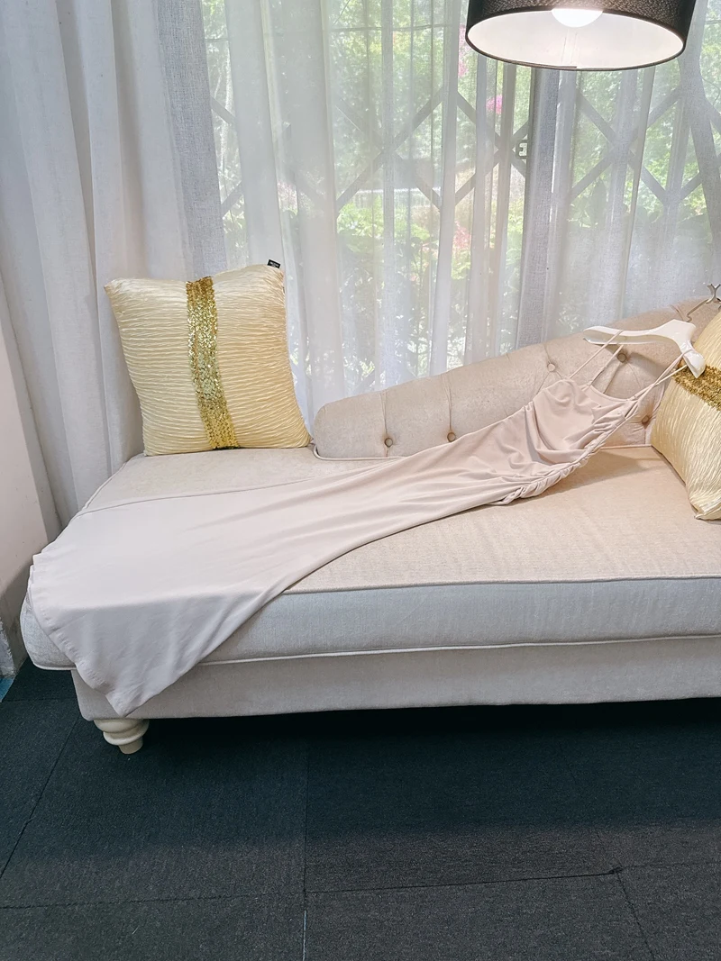 여성용 하이웨이스트 니트 랩 바디콘 드레스, 플리츠 디자인과 플리츠 장식, 사이드 지퍼