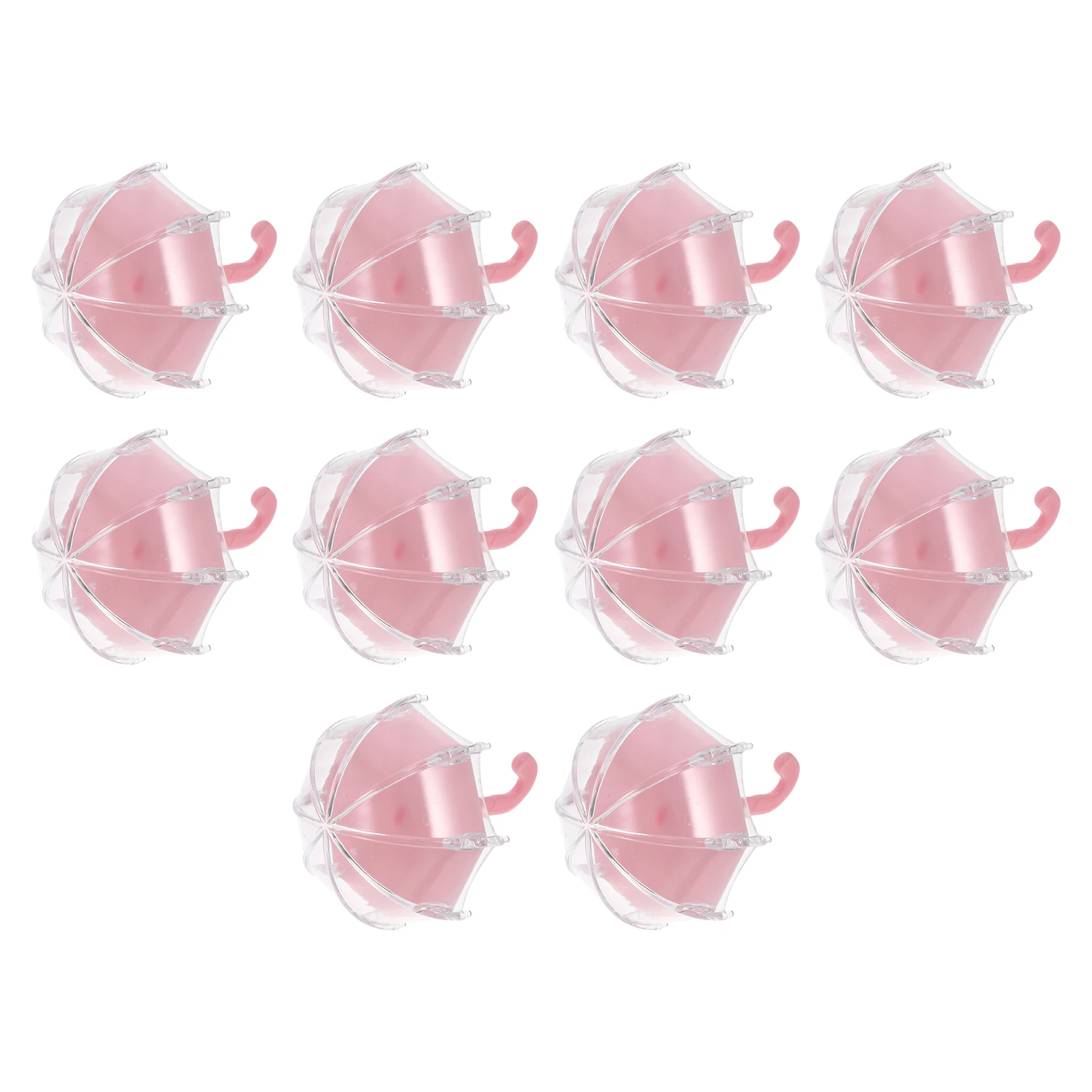 10 قطعة صندوق الرموش الصناعية مظلة تصميم صندوق تخزين الحلوى للحلويات الشوكولاته يعامل لاش تنظيم حالة المدمجة المحمولة #1