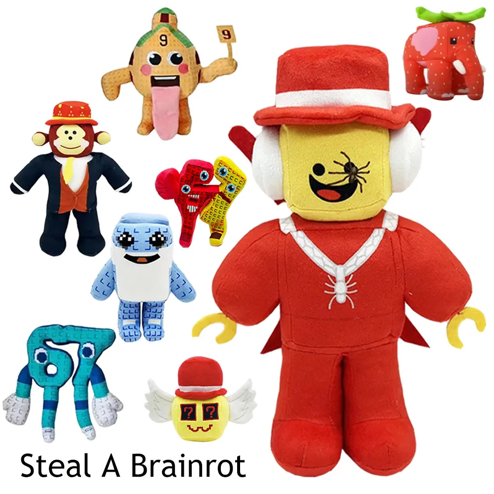 

Новая плюшевая кукла Steal A Brainrot Sammy Jandel 2026 25 см No 9 для дома, аниме, периферийные устройства, игрушка, милая мягкая подушка для подарка ребенку