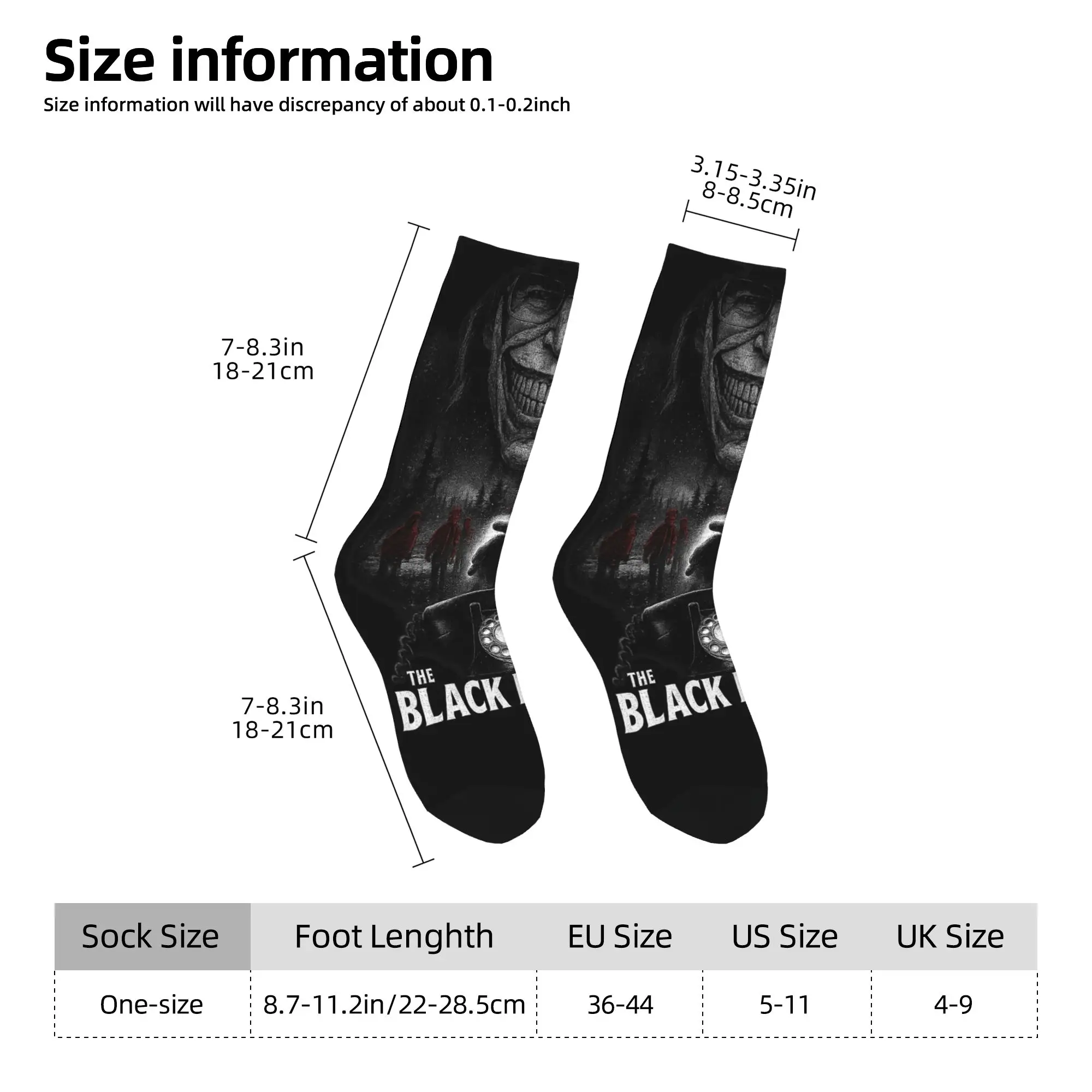 أسود الهاتف 2 فيلم جوارب النساء الرجال الجوارب جودة الجوارب الكورية الخريف الرياضة في الهواء الطلق عدم الانزلاق الجرافيك الجوارب هدية عيد ميلاد