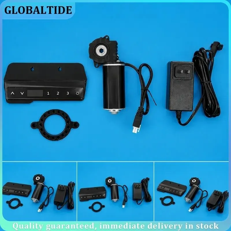 manual-control-integrated-3-piece-kit-lift-table-motor-set-lifting-desk-accessories-6mm-8mm-hexagon-hole-94rpm-dc-24v