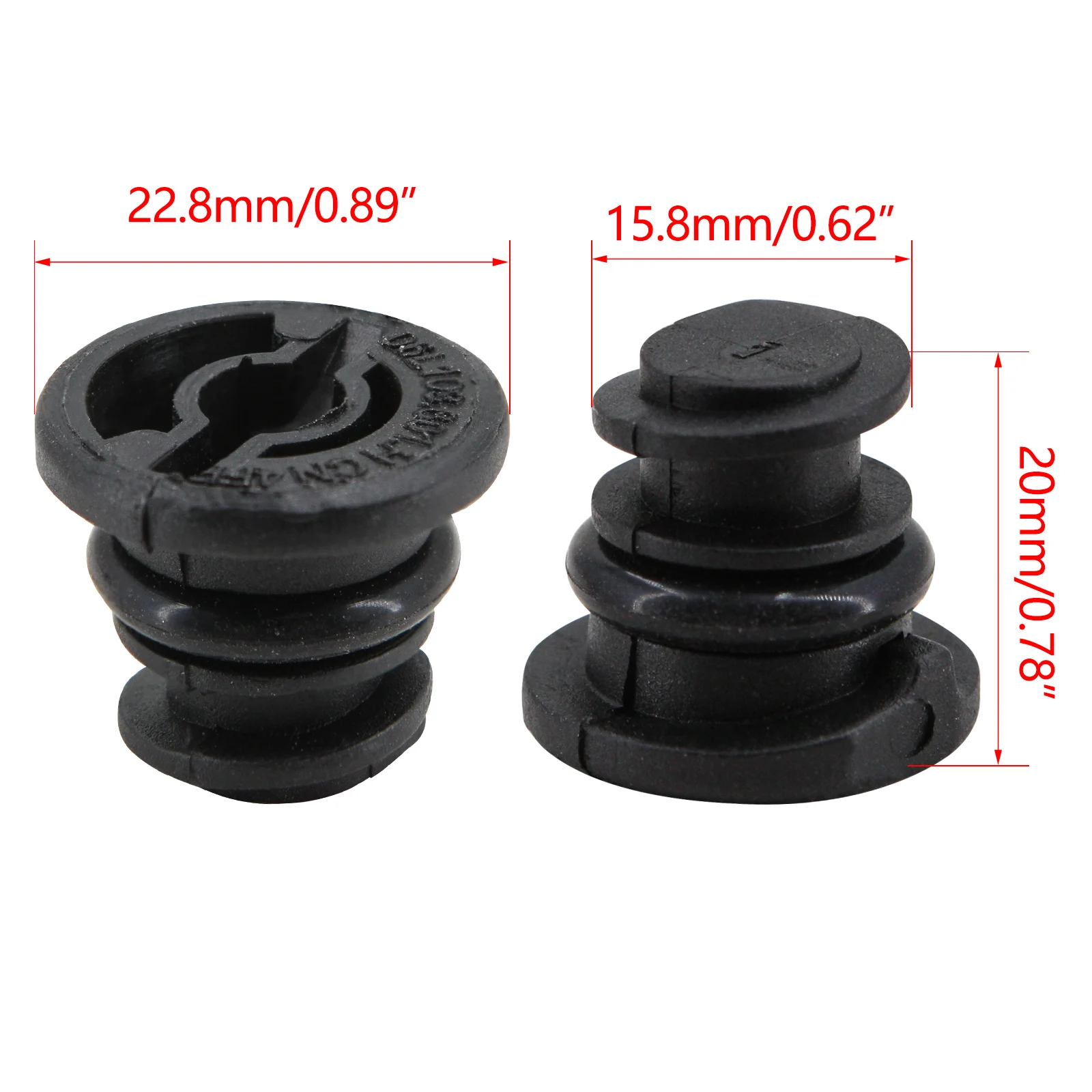 2/4/6/10pcs Engine Oil Drain Plug Screw CAP Sump Pan Nut Bolt Black for New Audi A4L/Q5 Volkswagen Golf Passat 06L103801