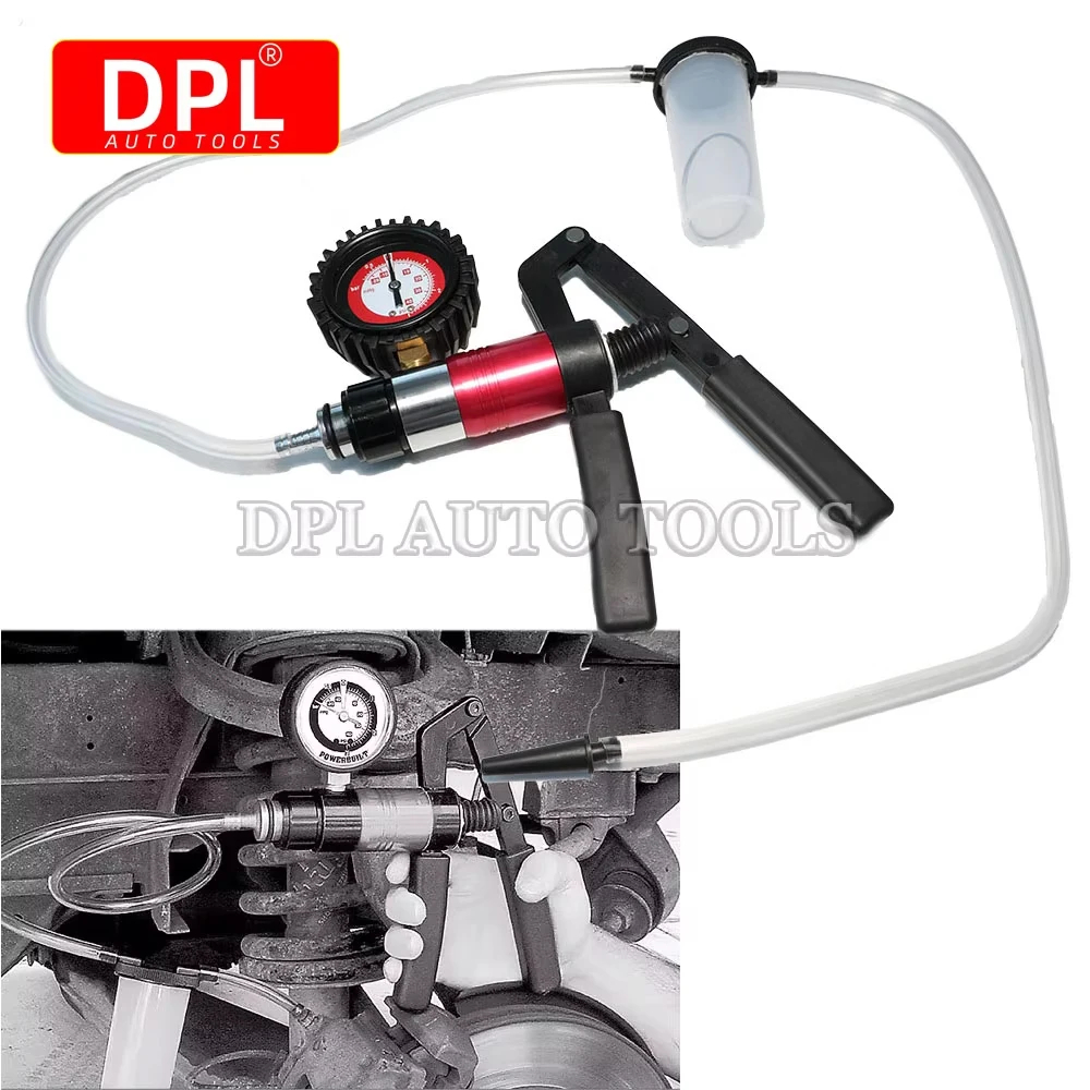 Handheld Vacuum Pressure Pump Tester Set – Manual Brake Fluid Bleeder & Bleeding Kit for Automotive Brake Systems 3