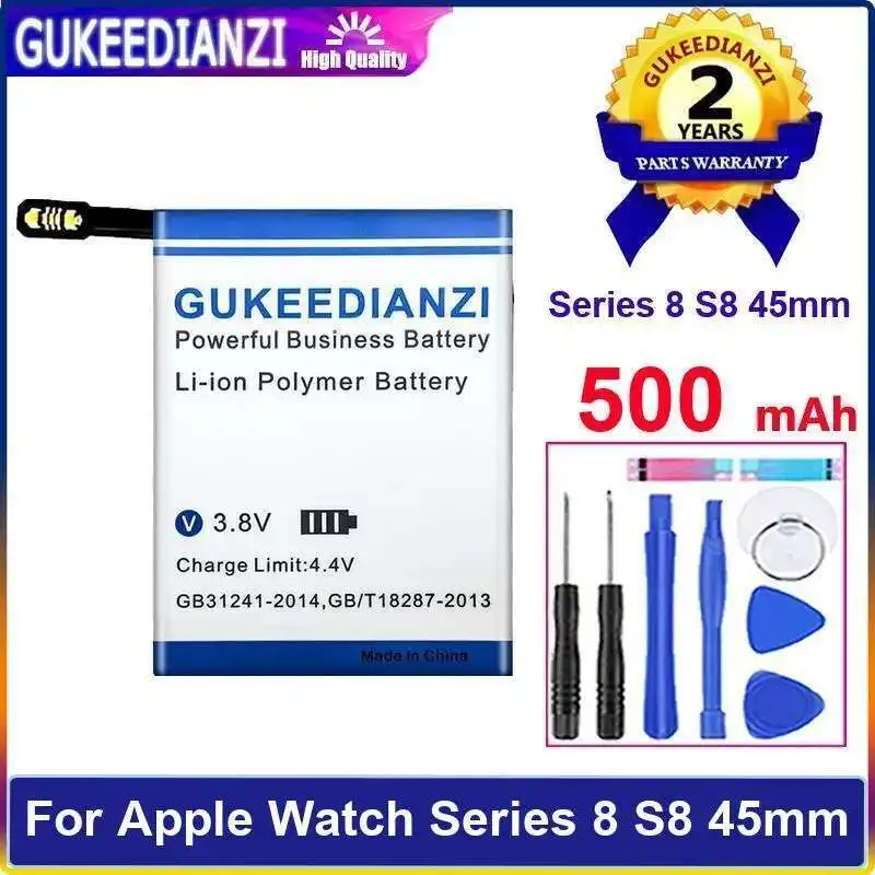 

Long Lasting 500Mah Reliable Power Watch Battery For Apple Series 8 S8 45Mm