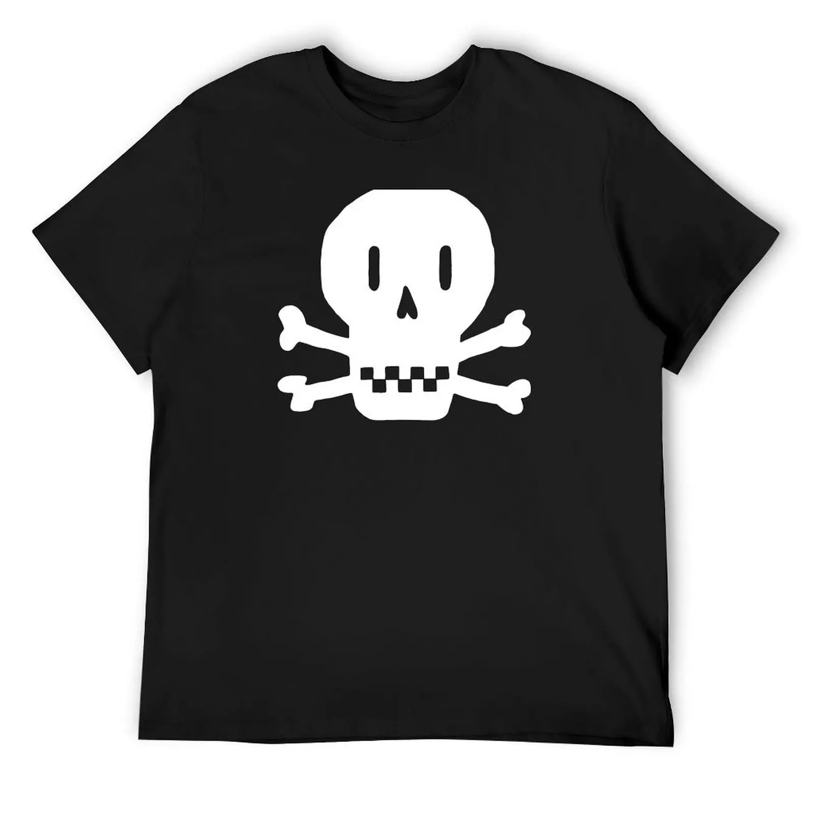 

Checkered Skull T-Shirt T-shirts oversize plus size clothes football t shirt mens designer clothes