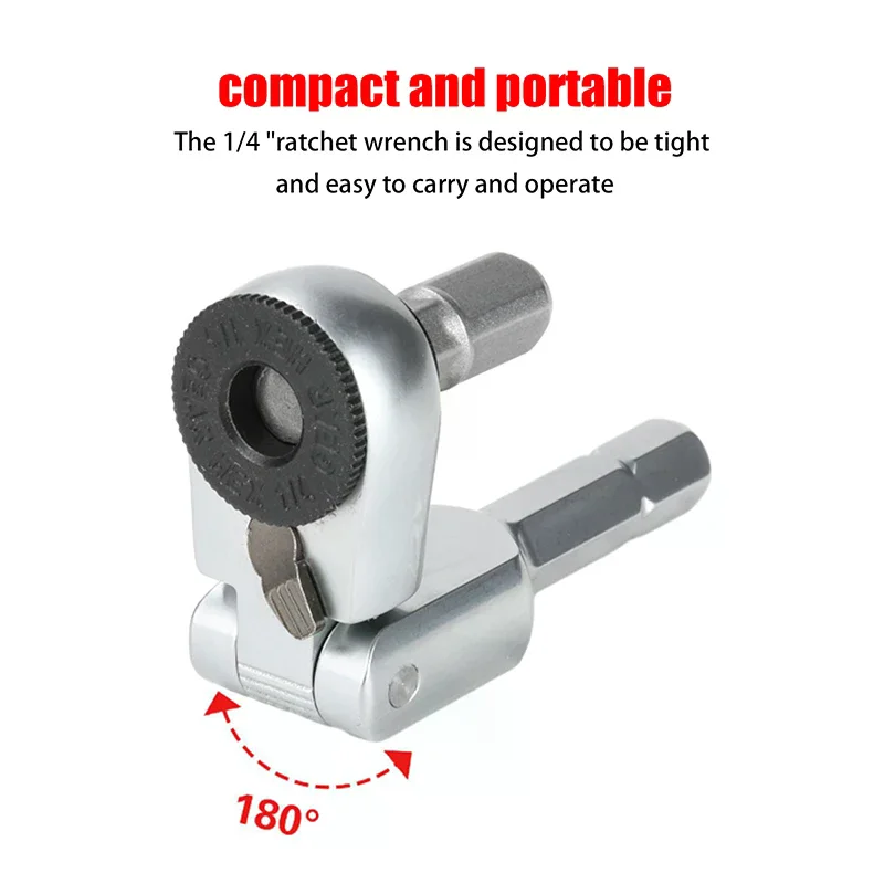 

New Socket Torque Wrench Hand Tools 6.35mm Screwdriver Hexagonal Ratchet Wrench Toughbuilt Mechanic Manual Tools