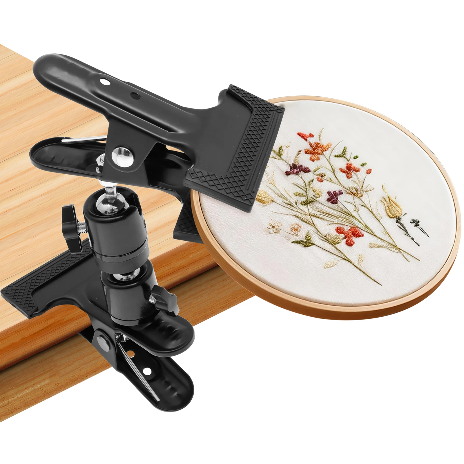 

Металлическая подставка для вышивальных пялец, регулируемый держатель для пялец с креплением на стол, для рукоделия и вышивки крестом