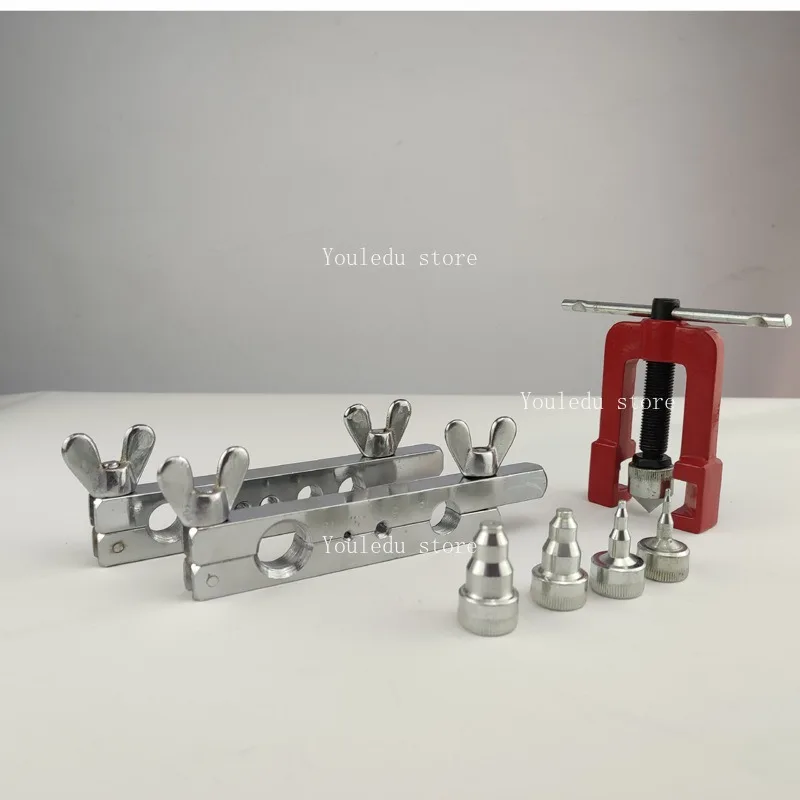 Suitable for 7-piece copper tube expander with knife, purple copper rivet, 5-19 metric and imperial expansion tube reamer
