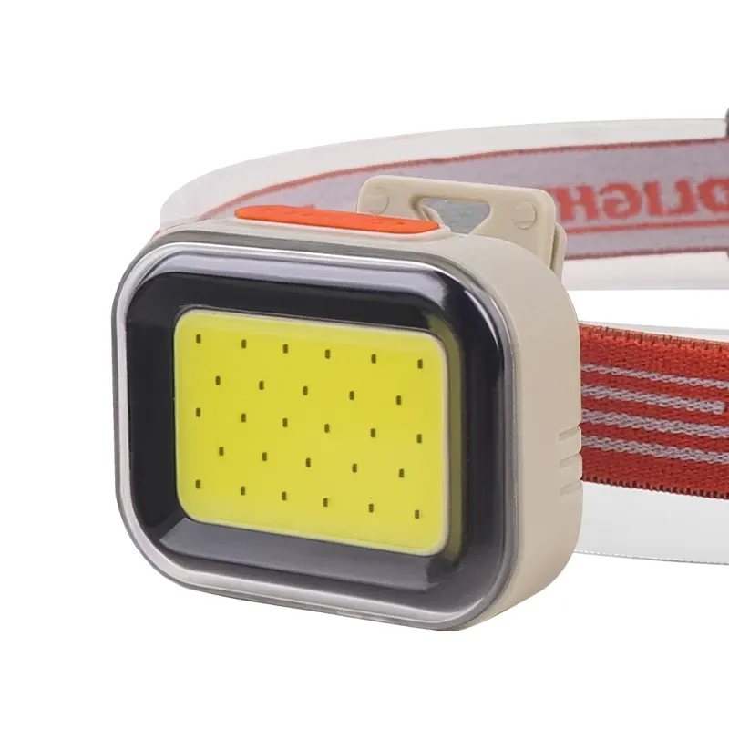 

Outdoor COB LED Headlight Strong Long-Lasting Night Run Endurance IP44 ABS Head-mounted Riding Light Long-Lasting Charging