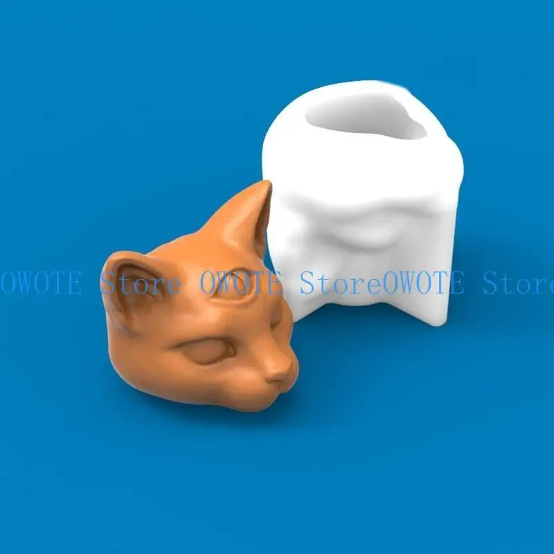 

652F 3D Three Eyes for Candle Silicone Mold for Handmade Desktop Decor Gypsum Epoxy Resin Mould for Home Dec