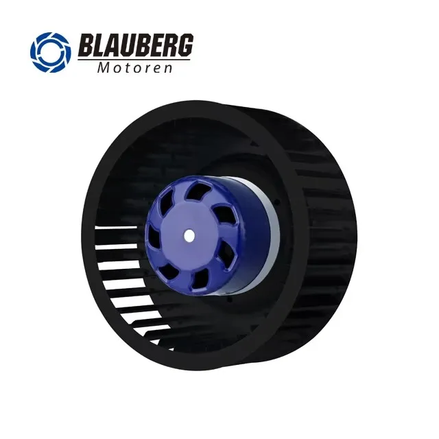 Kipas Sentrifugal Lengkung Belakang 355mm dengan Bantalan Radial, Tanpa Sikat, EC, untuk Kamar Mandi, Pemasangan di Saluran, dengan Kustomisasi OEM