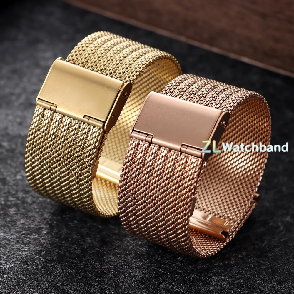 Mesh Strap Metal - Pasek do zegarka ze stali nierdzewnej,