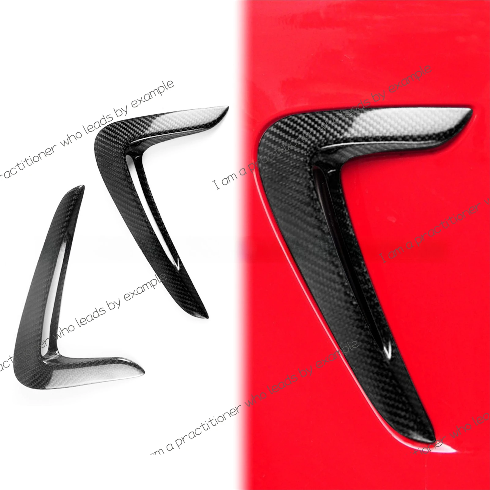 Suitable for 14-19 BMW 4 Series F32 F33 F36 Carbon Fiber Side Ventilation Mask Side Fender