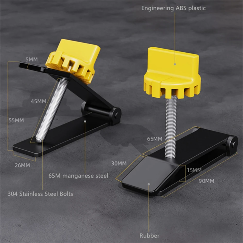 10Pcs Set Manual Tile Locator Wall Tiles Height Regulator Adjustment Positioner Leveler Rising Construction Tools