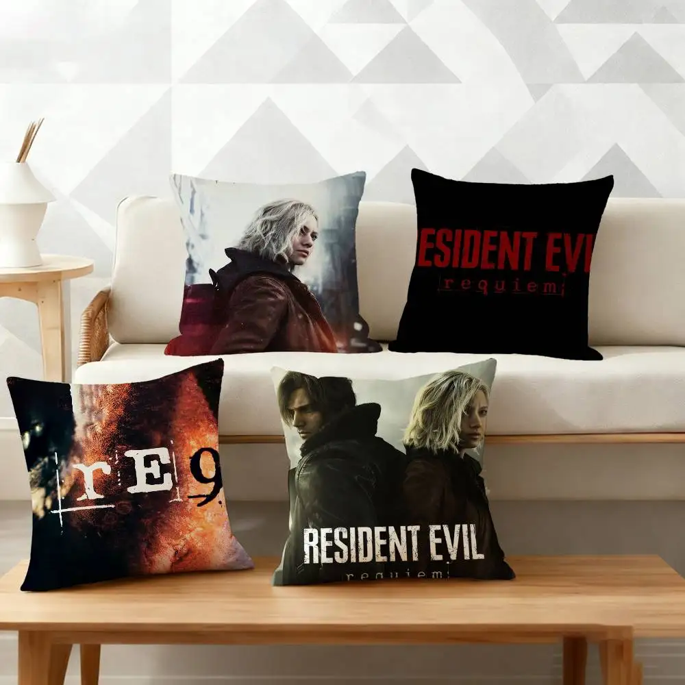 

R-ResiDent E-EviL R-ReQuiem Pillow Case Cushion Cover Throw Pillow Case For Car Sofa