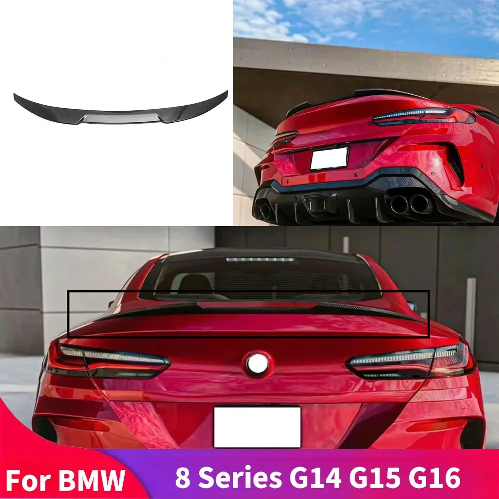 

Для BMW 8-й серии G14 G15 G16 2/4 дверной автомобильный спойлер, крыло, задний багажник, спойлер, крыло, аксессуары для губ, диффузор, хвостовой плавник, комплект кузова, тюнинг