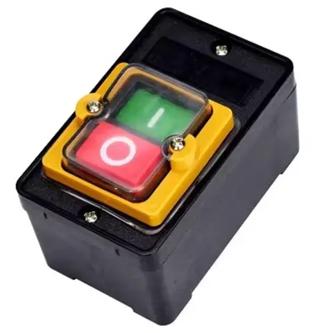 Waterproof Push Button Switch ON/OFF Mechanical Equipment Control Button for Durable Use
