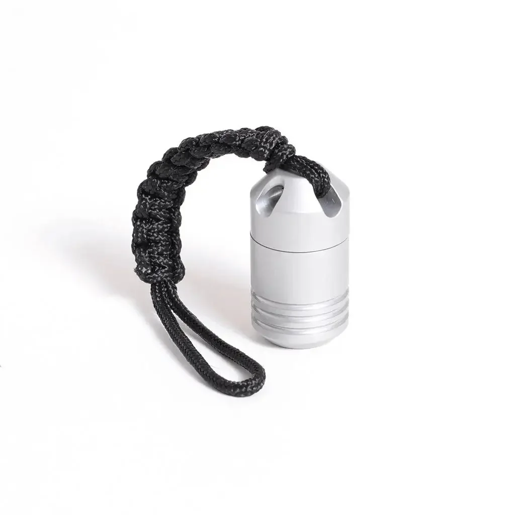 

Safely Store Your Portable Accessories with the Waterproof and Portable DANGO CAPSULE Aluminum EDC key chain fastener