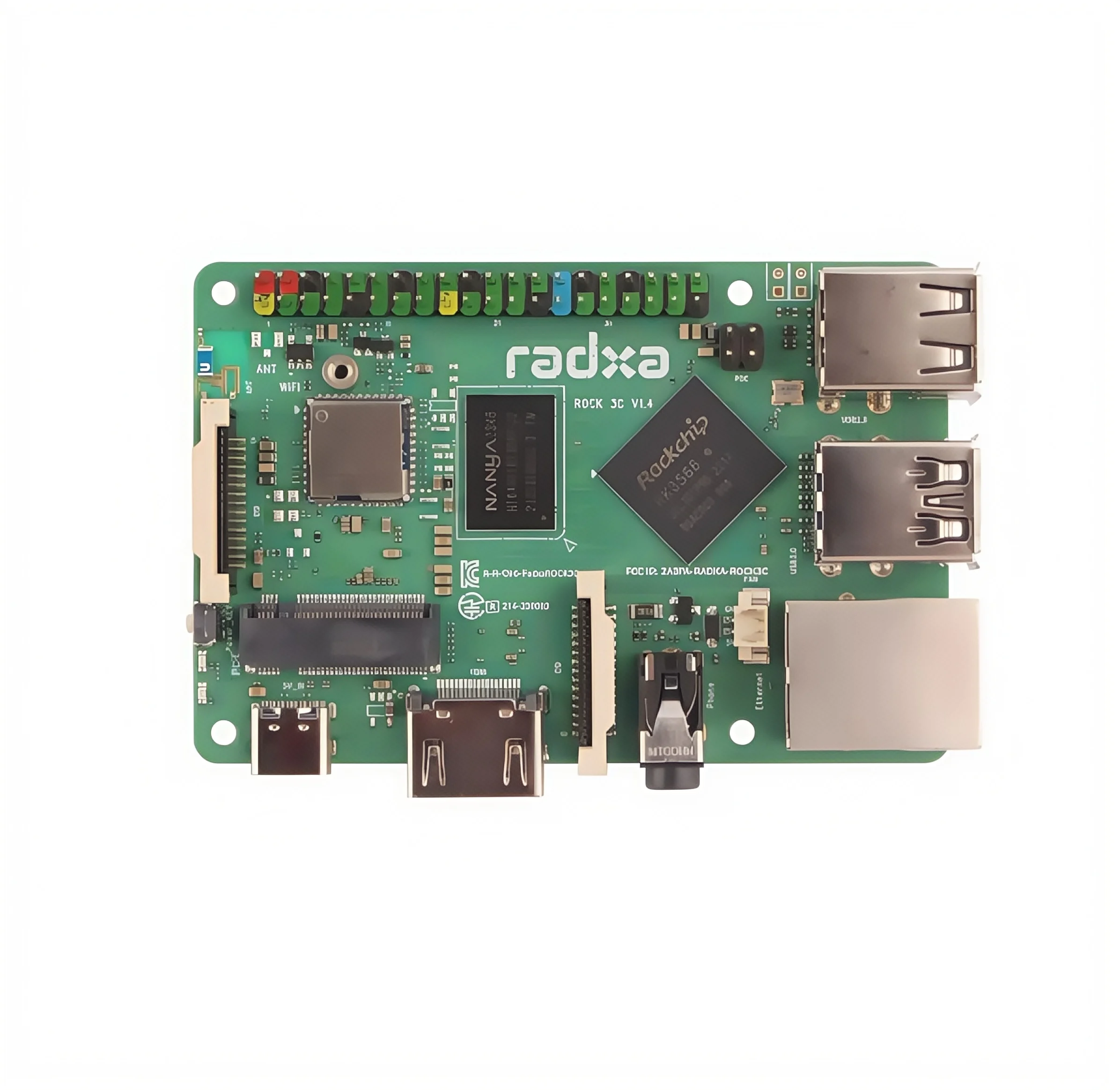 

Radxa ROCK 3C Development Board RK3566 Quad-Core CPU Single Board Computer Raspberry Pi Alternative