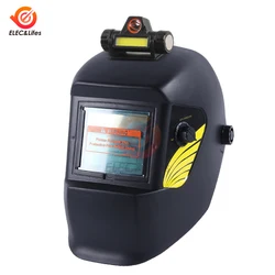 PC Welding Masks Automatic Variable Light Adjustment Large View Auto Darkening Welding Facemask for Arc Welding Grinding Cutting