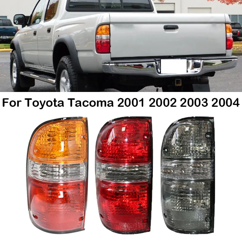 Luz trasera para coche, lámpara de freno de marcha atrás con bombillas, para Toyota Tacoma, camión 2001, 2002, 2003, 2004, 81550, 04060, 81560