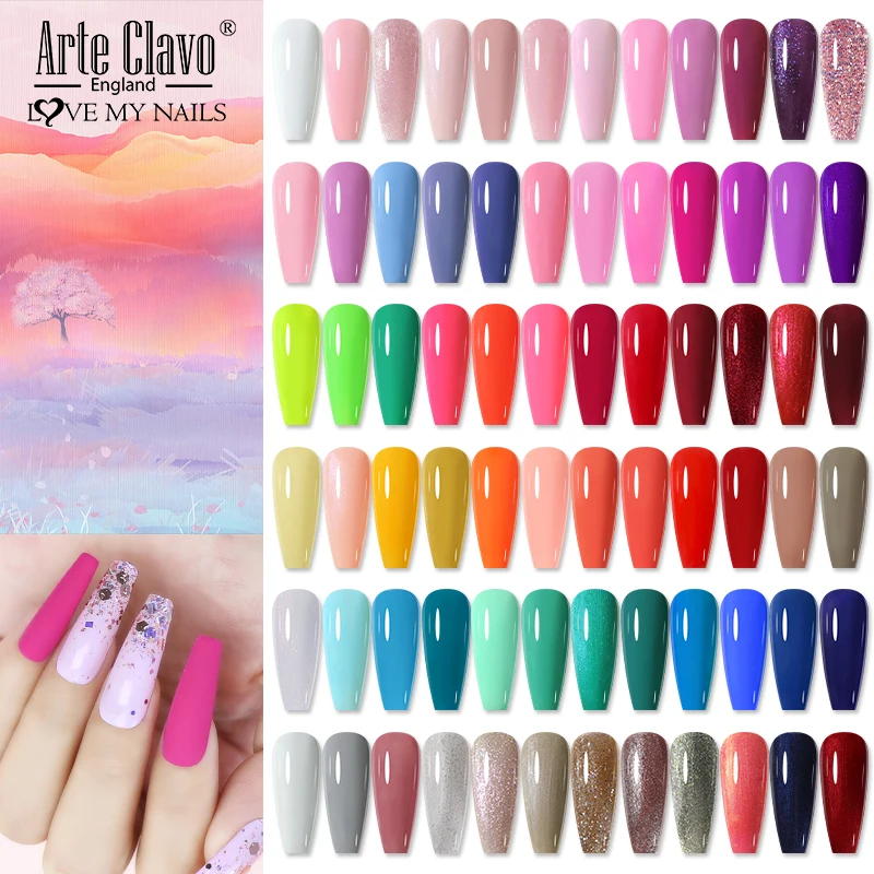 Arte Clavo Semi-permanente UV Nagellak Esmalte Vernis Hybride Gel Nagellak Glitter Top Coat Polish Gel Nagellijm Manicure