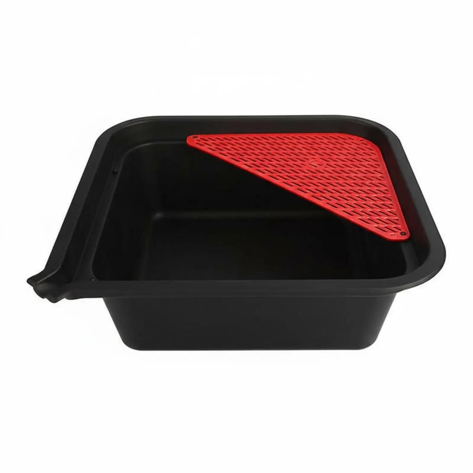 Oil Drain Pan for Car Garage Heavy Duty Fluid Storage and Waste Oil Collector Detachable Strainer for Vehicle Service