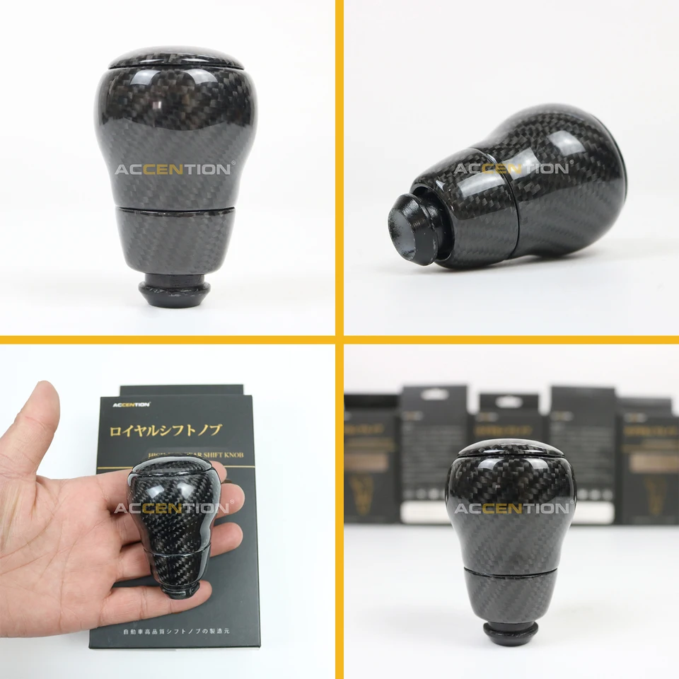 Accention 100% Real Carbon Fiber 6-Speed Shift Knob For Subaru BRZ (2012-2024)
