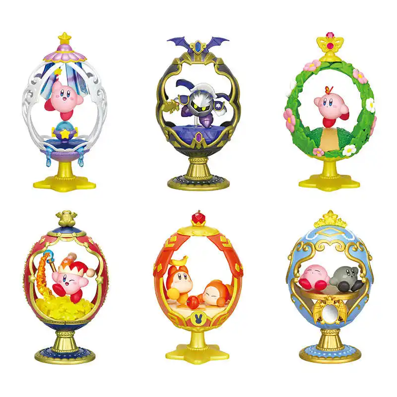 Re-Ment Star Kirby Ovaltique colección caja ciega modelos de juguetes de Anime Meta Knight Waddle Dee ornamento regalo sorpresa de cumpleaños para niña