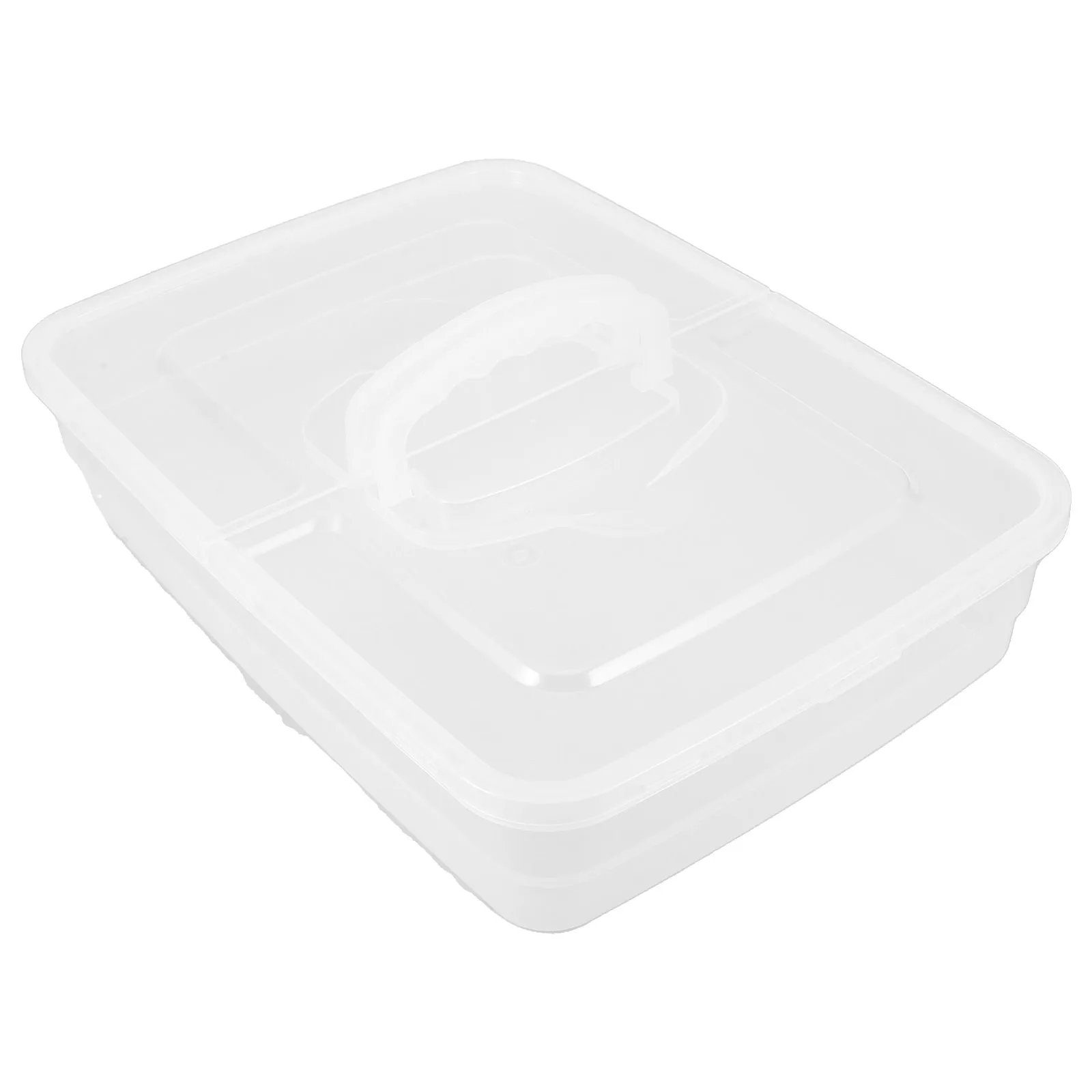

Pizza Dough Proofing Container Stackable Dough Proofing Container Storage Box Lid Handle Saving Plastic
