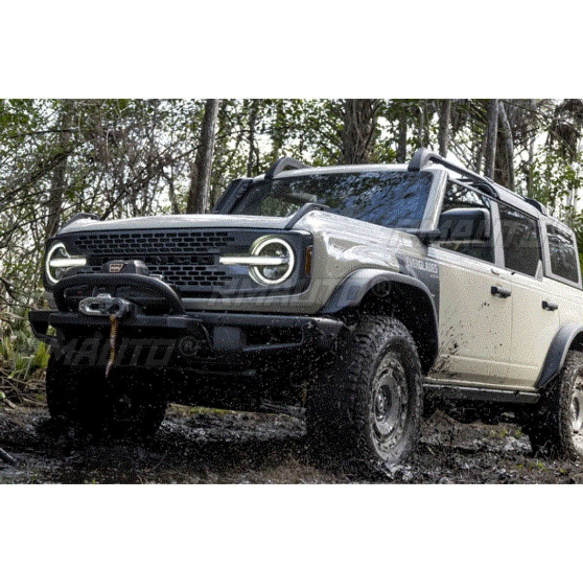 new Car Front Bumper Grill Racing Grills Car Grille For Ford Bronco 2022 Body Kit Car Accessories