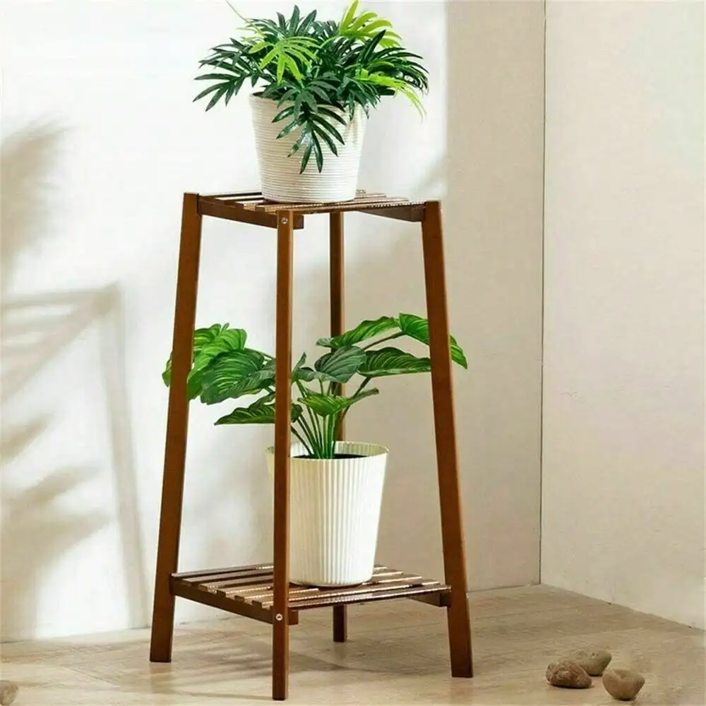 Large Medium Small Bamboo Tall Plant Stand Pot Holder Small Space Table Display