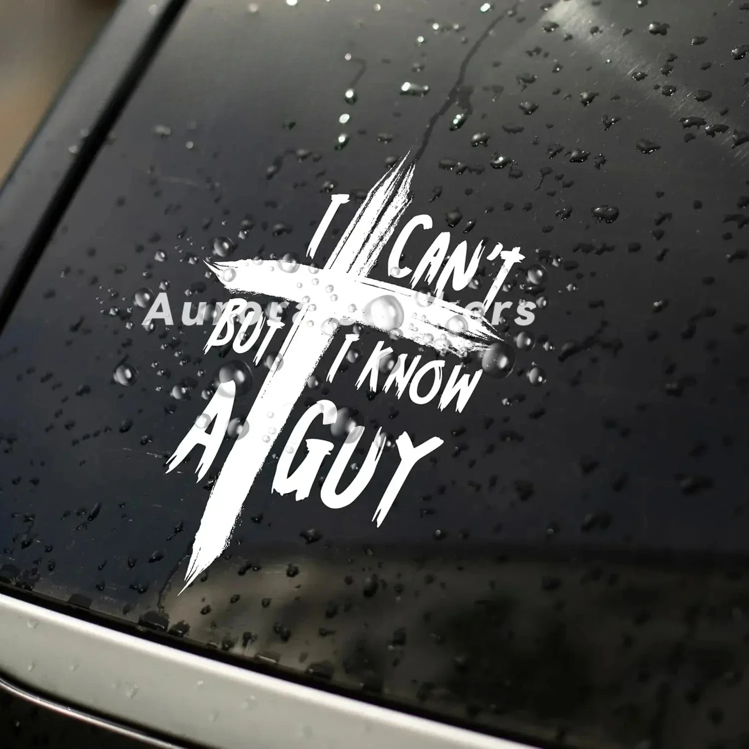 1개 유머러스한 자동차 스티커 '내가 할 수 없지만, 그런 사람이 있다' 라는 문구, 자동차 및 오토바이용 비닐 데칼, 재미있는 장식