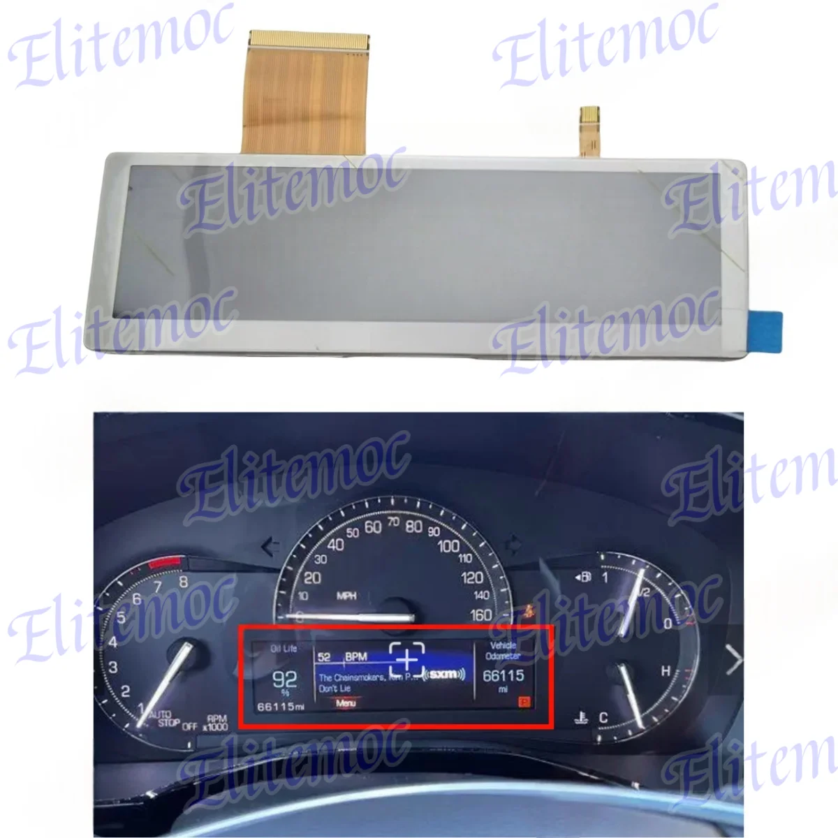 

LCD Display For Cadillac XT5 ATS XTS 2013-2019 Instrument Cluster 84440005 84649837
