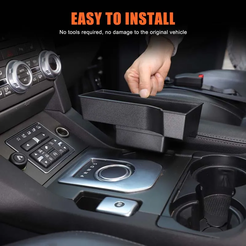 

Для Land Rover Discovery 4 2013-2016 ящик для хранения центрального управления, боковая сторона второго пилота, многофункциональный ящик для хранения, ABS, 1 шт., левый руль