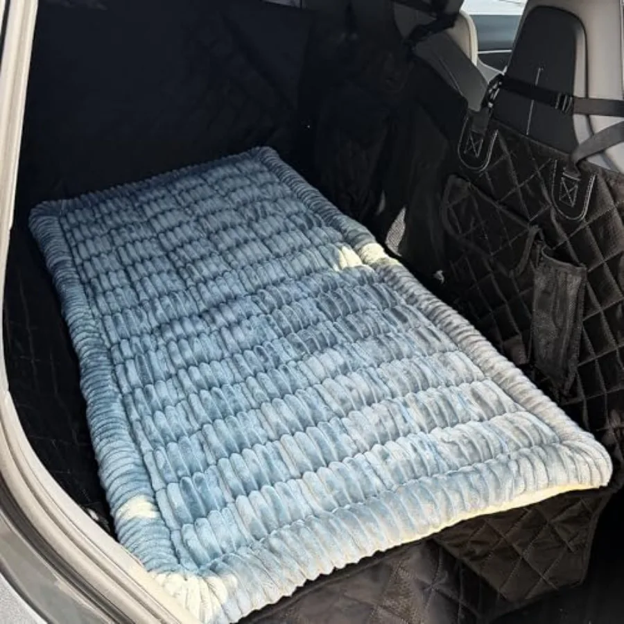 

Backseat Dog Bed Mat for Car Dog Car Seat Cover for Back Seat Pet Car Blanket Soft and Comfortable Upgraded Bottom Non-Slip Was