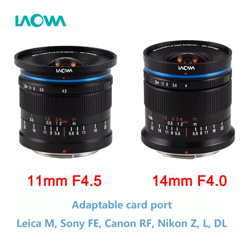 

LAOWA 11mm F4.5 14mm F4.0 C&D-Dreamer Light Ultra Wide Angle Lens for Drone DJI DL Mount for Canon / Nikon / Sony / Leica Camera