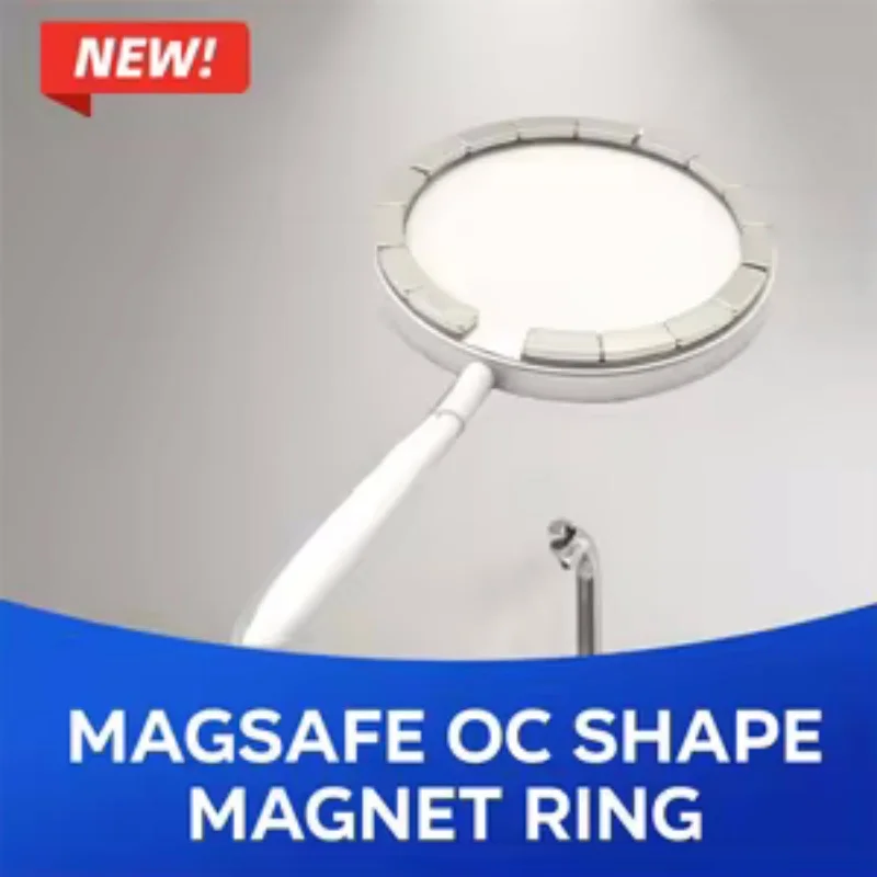 OC Shaped Magnet Ring Magnetic Sticker Assembly For Magsafe Wireless Charging Transmitter Cell Phone Mount Holder Stand
