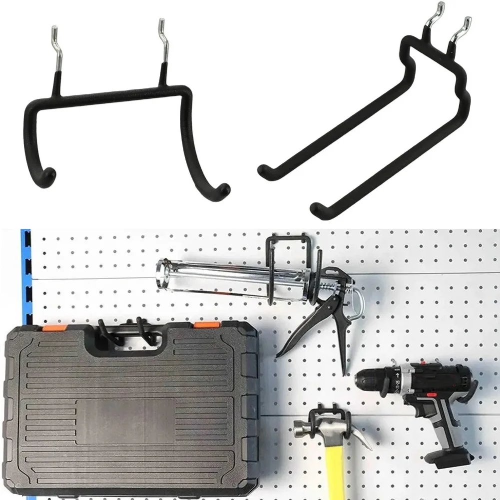 Garden Tool Organizer Alloy Steel Hanging Hook Pegboard Hooks Power Tool Holder Multi-Function Wall Mounted Electric Drill Hook
