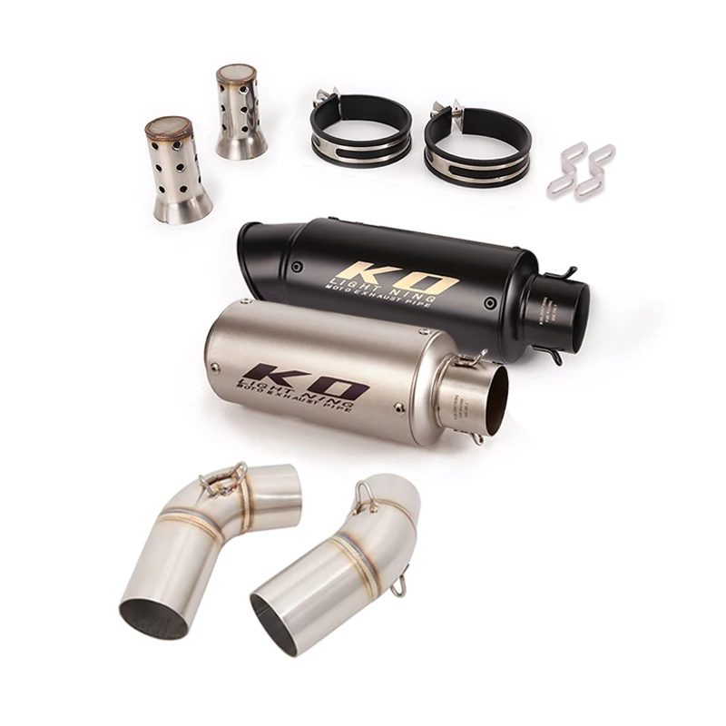 

Motorcycle Exhaust Escape System Middle Link Pipe Muffle DB Killer For DUCATA 659 796 795 2010-2014 696 2008-2014 1100 2009-2010