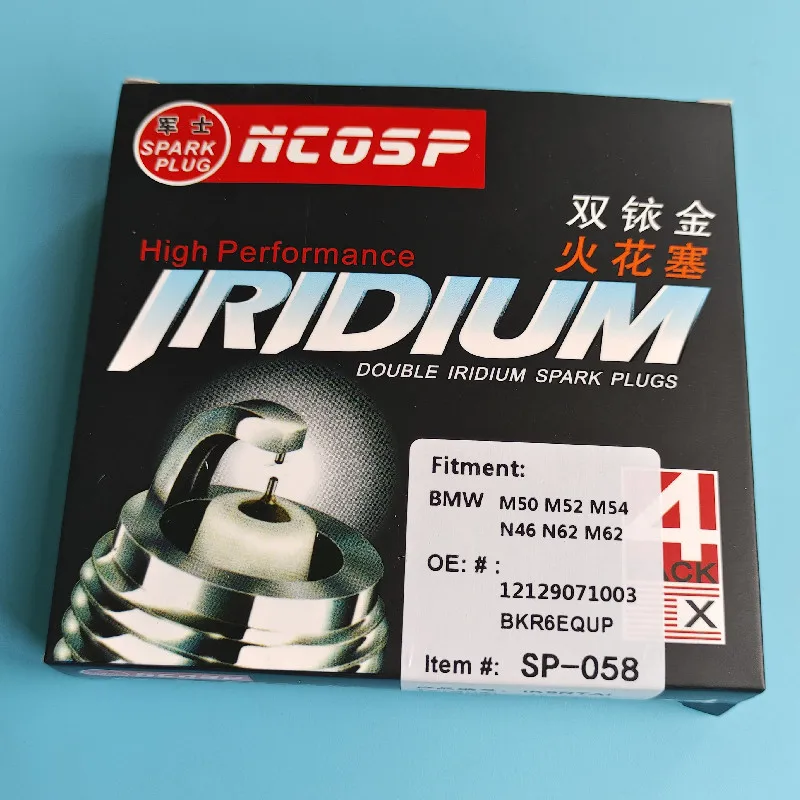 IGNITION COIL Iridium Spark plug FOR BMW E31 E38 E39 E53 M52 M54 M62 323i 2.5 L6 325 328 330 525i 528 530 M3 3.2L X5 3.0 Z3 2.8L