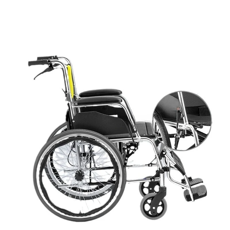 

Aluminum alloy wheelchair is convenient to fold, convenient to sit, wheelchair for the elderly, special care, light
