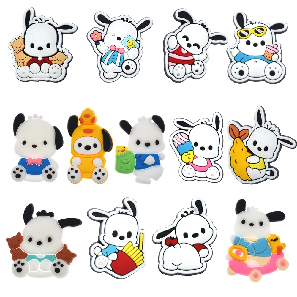Zufällige 30-100 Stück Sanrio-Serie Schuh-Charms für Clogs, Sandalen, Schuhdekorationen, Zubehör, Schnallen für Weihnachts- und Geburtstagsgeschenke – Detail 15