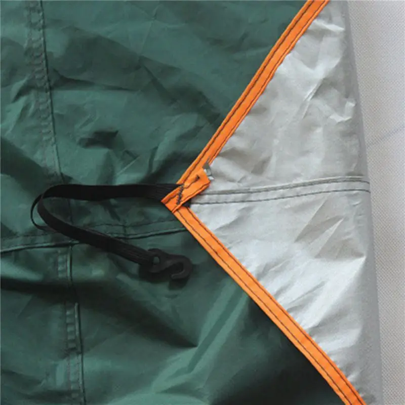 AB42-2X Outdoor Camping Replacement Tent Skylight Top Cap Rain Proof Protection Roof Vent Cover Top Canopy(Green)