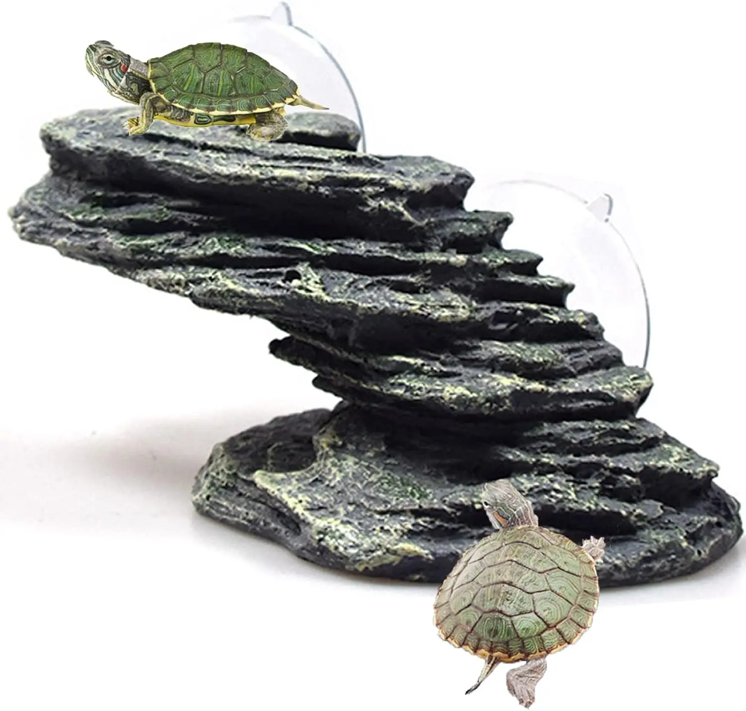 

Turtle Basking Platform Tortoise Dock Aquarium Landscape Decorative Climbing Ramp Shale Small Stone Ornament Rock for Frogs