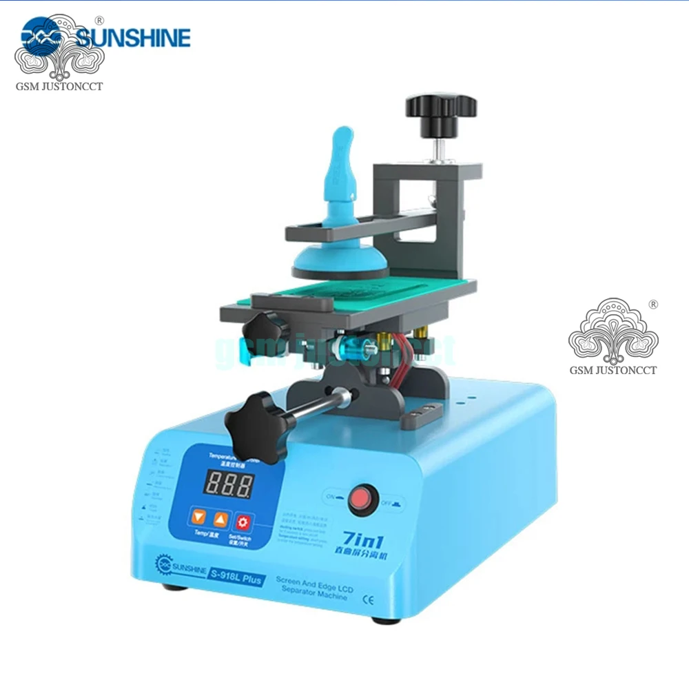 

SUNSHINE S-918L PLUS 7 In 1 Curved Screen Separator Edge Screen Separate Glue Remover Machine In Frame Universal Separator